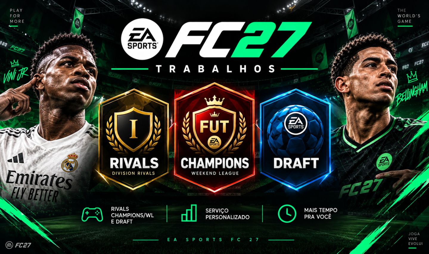 PROMOÇÃO 90% DE DESCONTO EA FC 27 (PC) | Rivals, Champions/WL e Draft