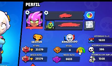 Conta de braw stars com varias skins boas