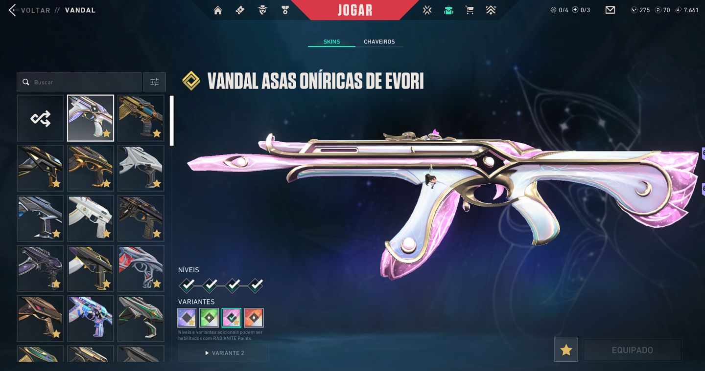 CONTA VALORANT ASCENDENTE 1 | SKINS PREMIUM + FACA VARIADAS + 3.300 investidos