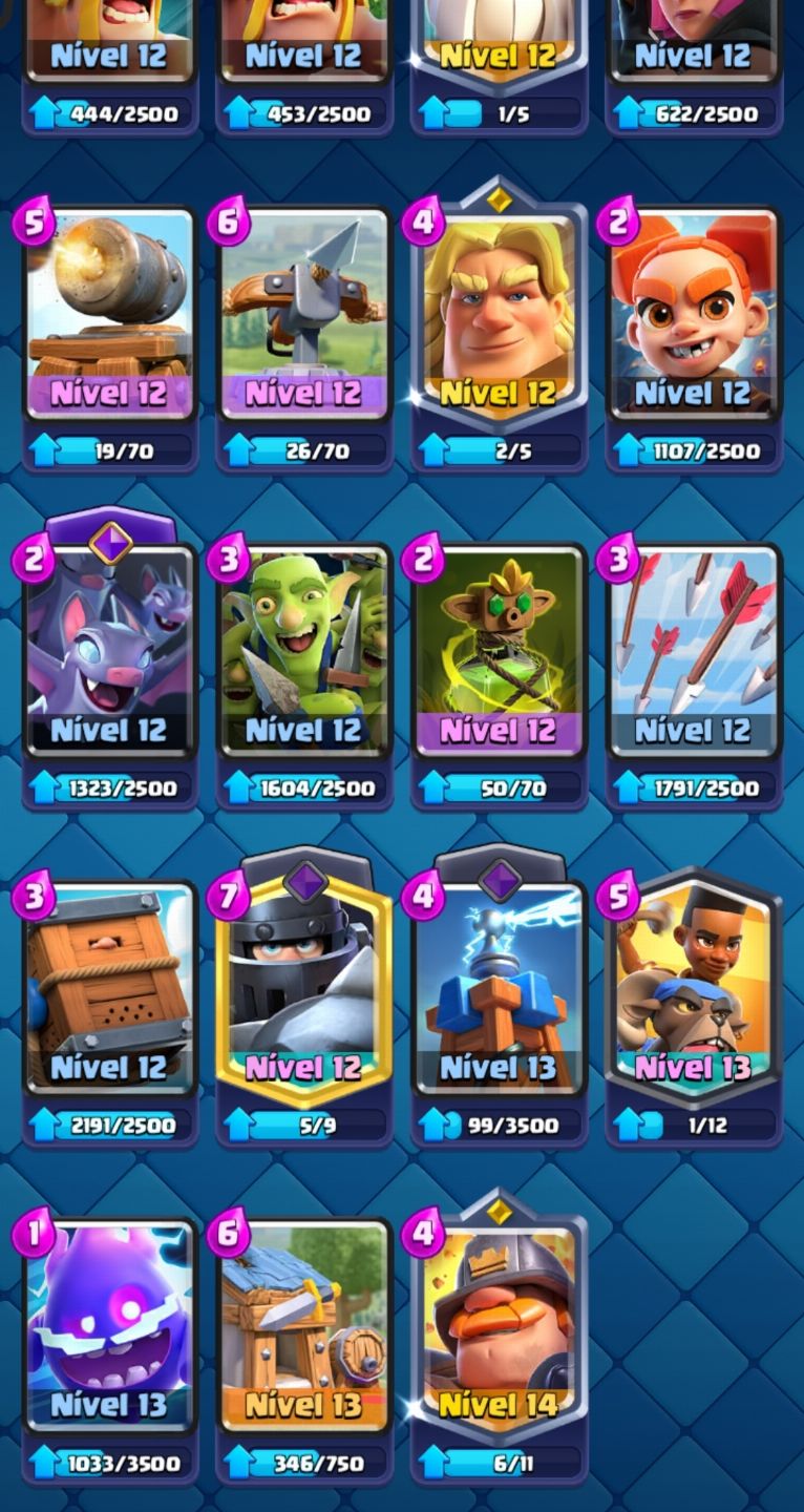CLASH ROYALE (PASSE ATUAL ATIVO) ALTAMENTE GEMADA +12 MIL TROFÉUS