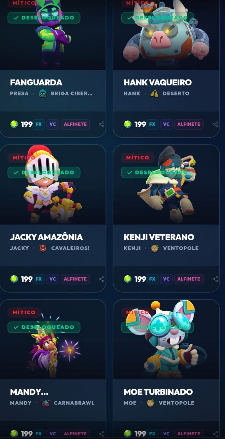 Conta Brawl Stars Diamante I