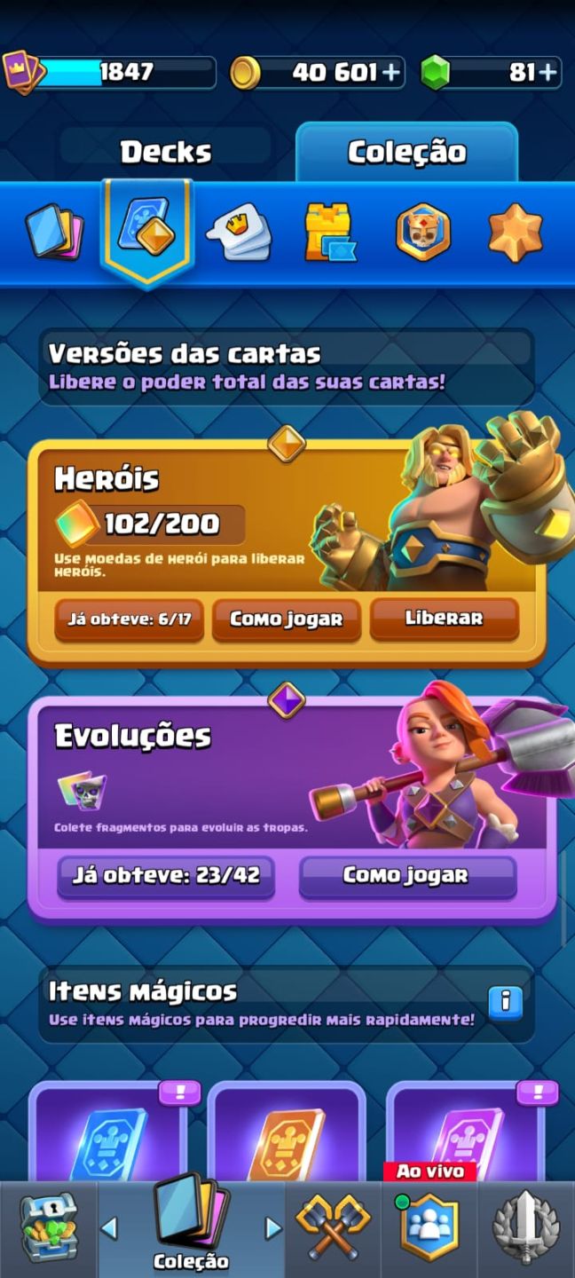 Clash royale - Conta única!