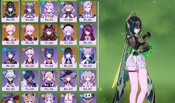 ANIVER LIVRE AR53 NEFER C1 R1 / LAUMA / NEUVI / HUTAO / YELAN / KAZUHA / PITY 71