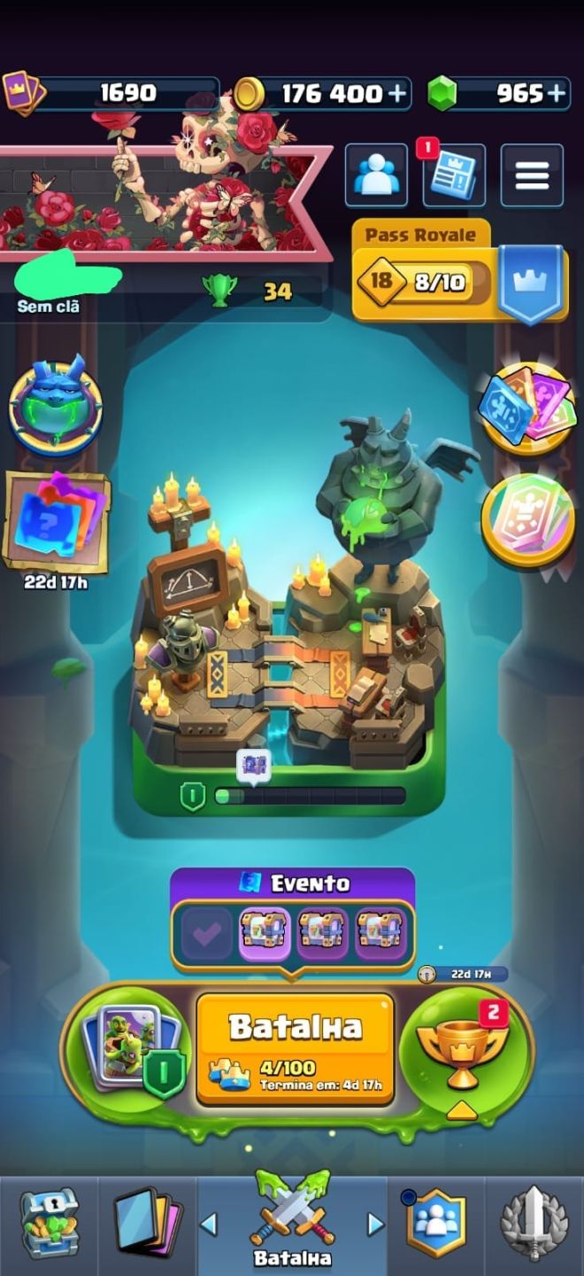 CONTA DE BRAWL E CLASH MUITO UPADA