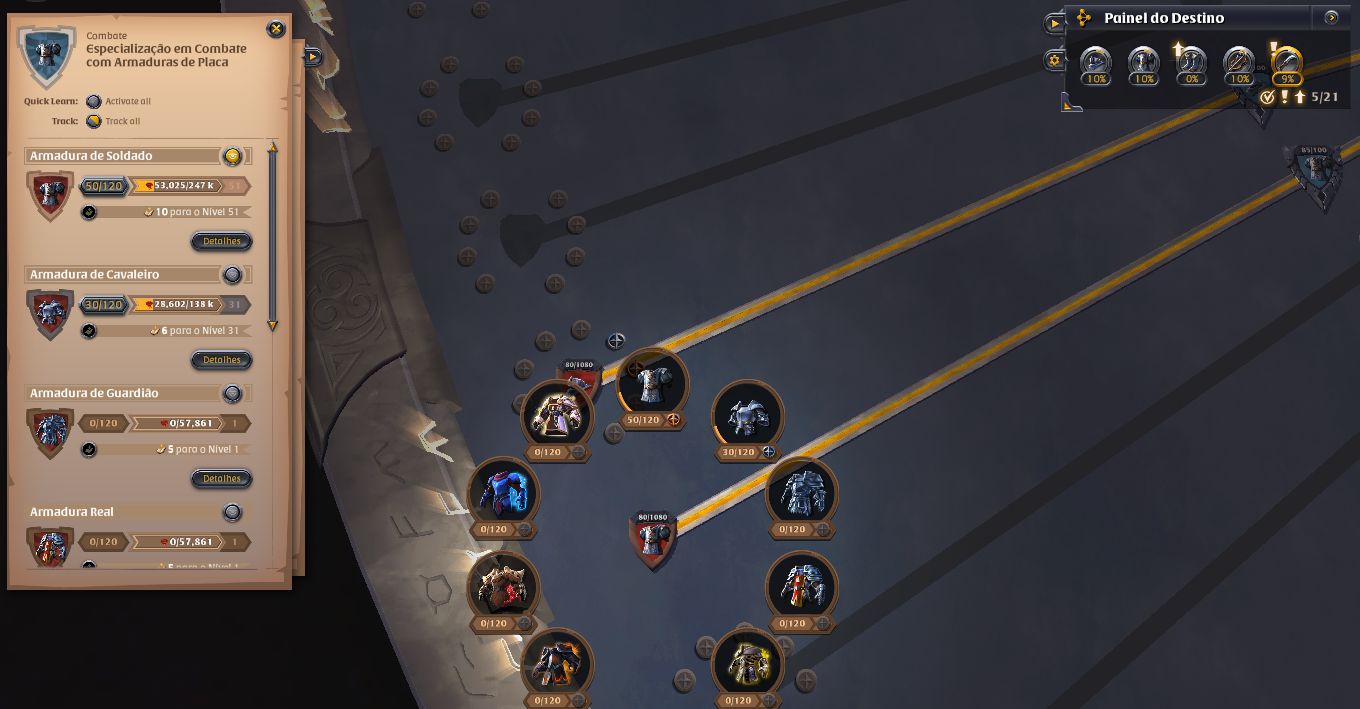 CONTA ALBION ONLINE SPEC EM ARCO E COLETA DE PELEGO T4, MINERIO T4 E FIBRA T4