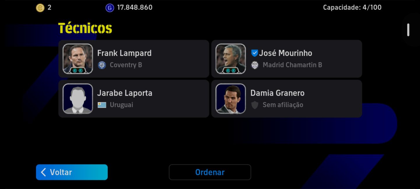Conta de efootball com jogadores épicos de box paga
