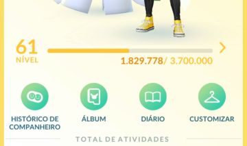 Pokémon GO Nvl 61: 114 Shiny, 320 Lendário, 39M PE, 1120 IVs 3/4 - 2018
