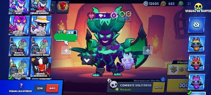 Conta rara brawl stars + conta de clash royale upada