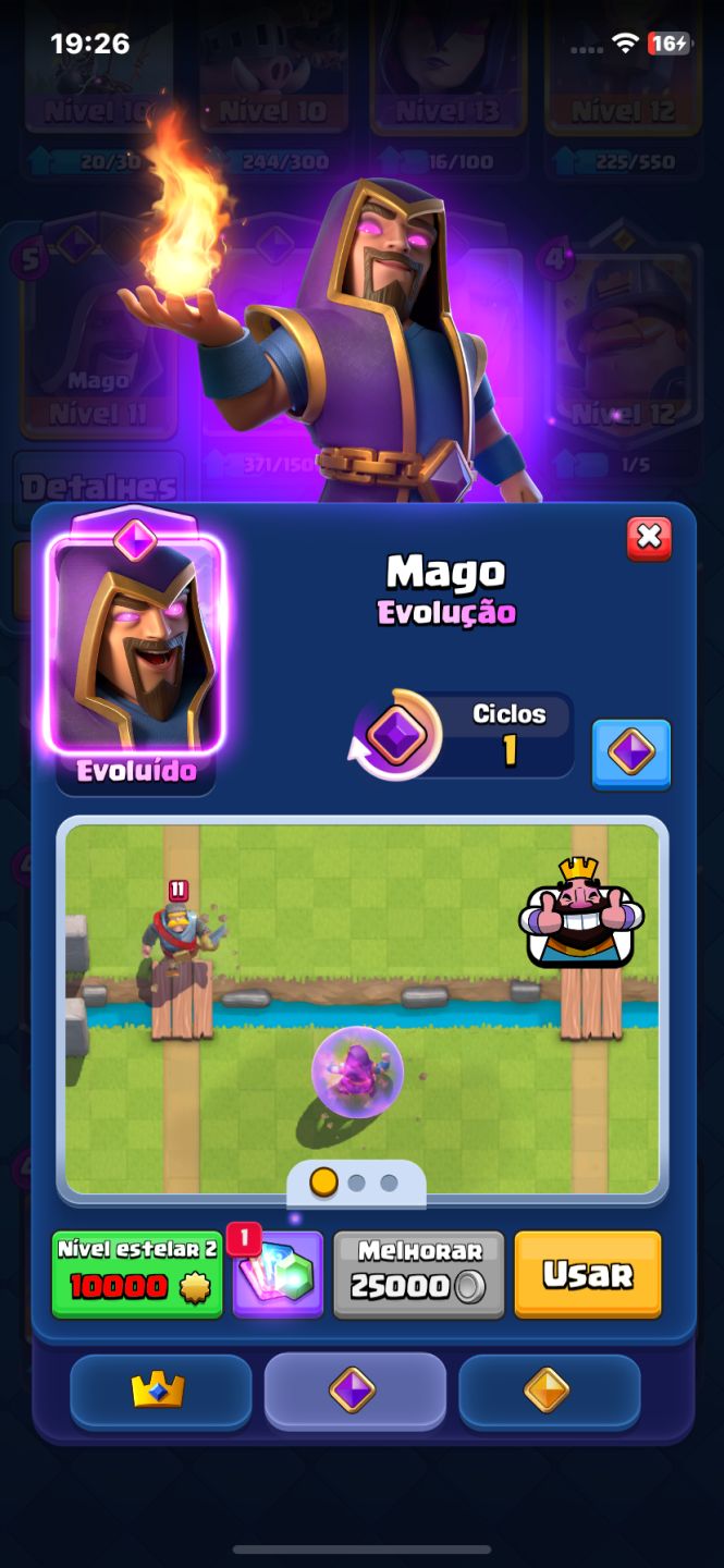 CONTA CLASH ROYALE ARENA 21