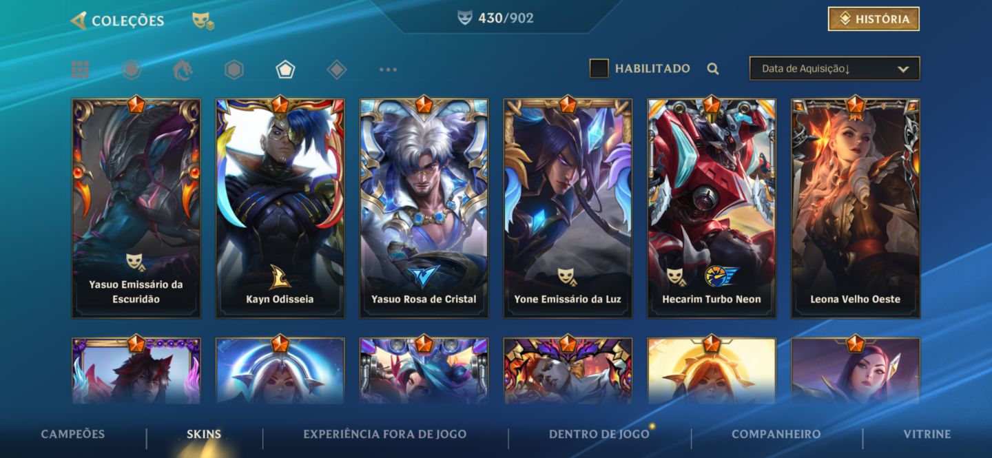 CONTA DE WILD RIFT PARA QUEM GOSTA DE JOGAR DE ASSASSINO E LUTADOR