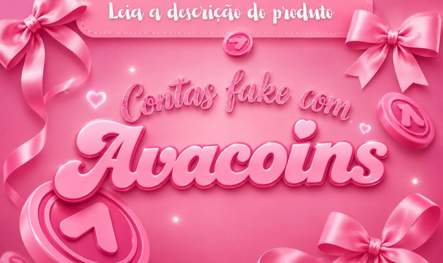Contas fakes com avacoins
