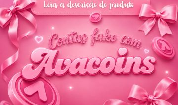 Contas fakes com avacoins