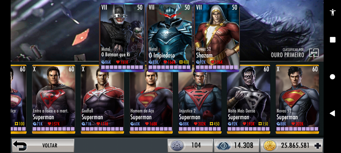Conta Injustice gods vip - Full acesso ( MEGA PROMOÇÃO ) :-$