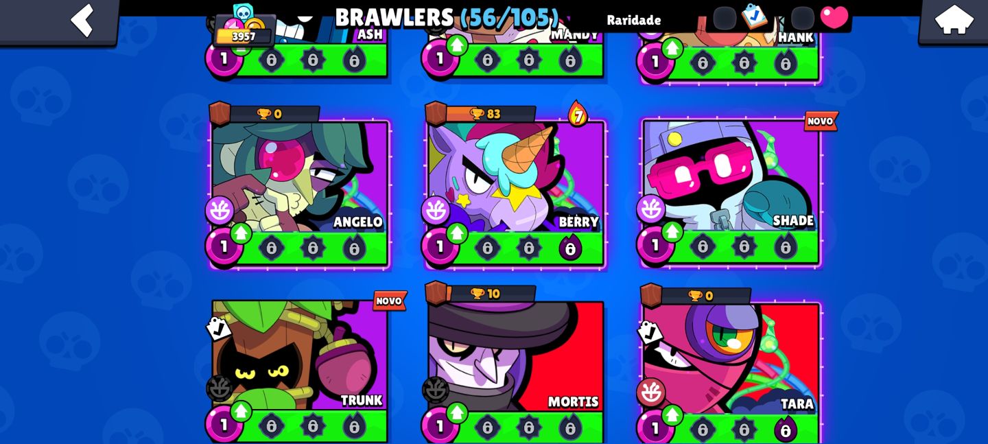 Conta Brawl Stars| Super barato|com ótimos personagens e muito recursos.