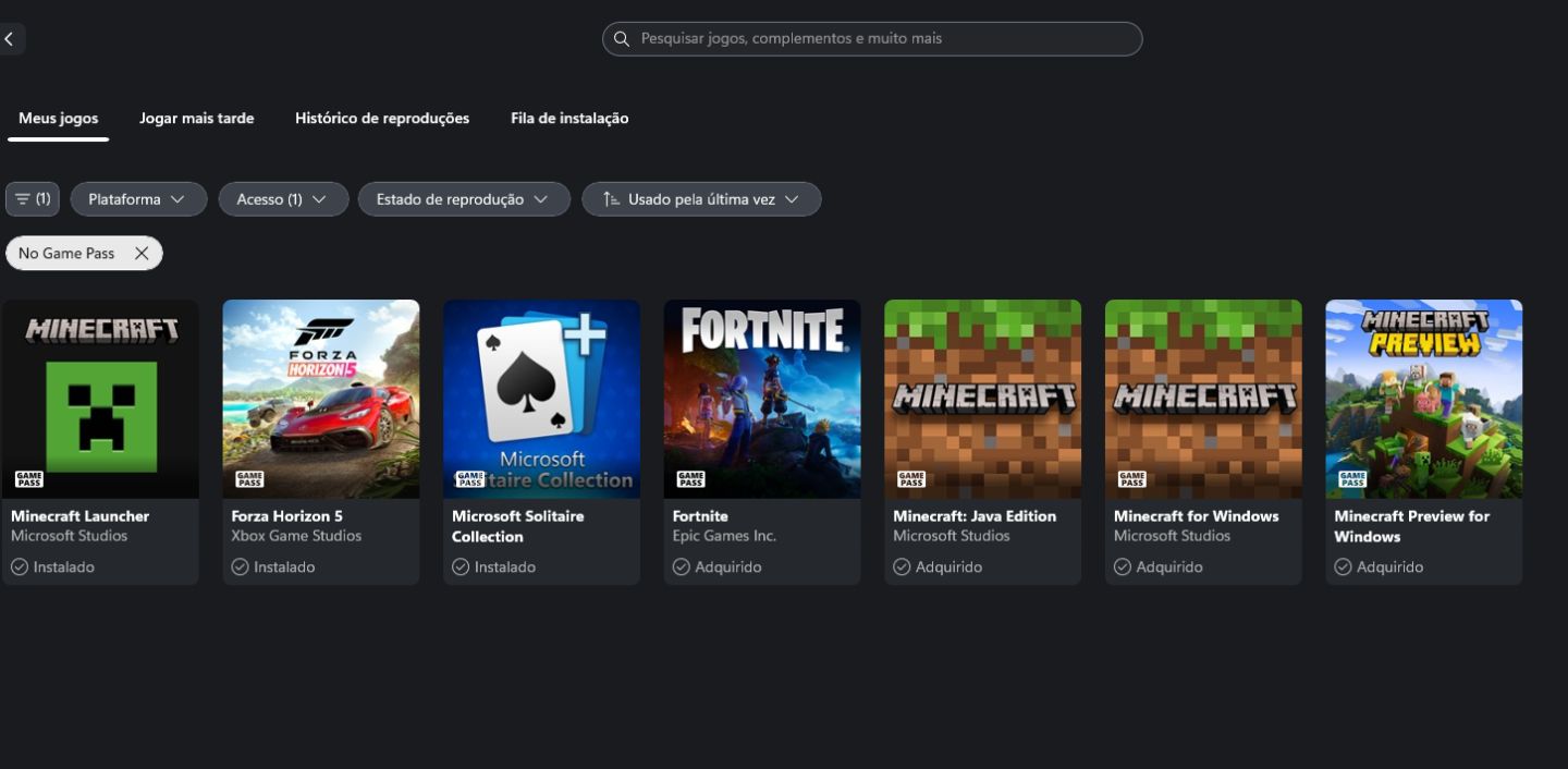 Conta XBOX com minecraft original e forza horizon 5 com DLC