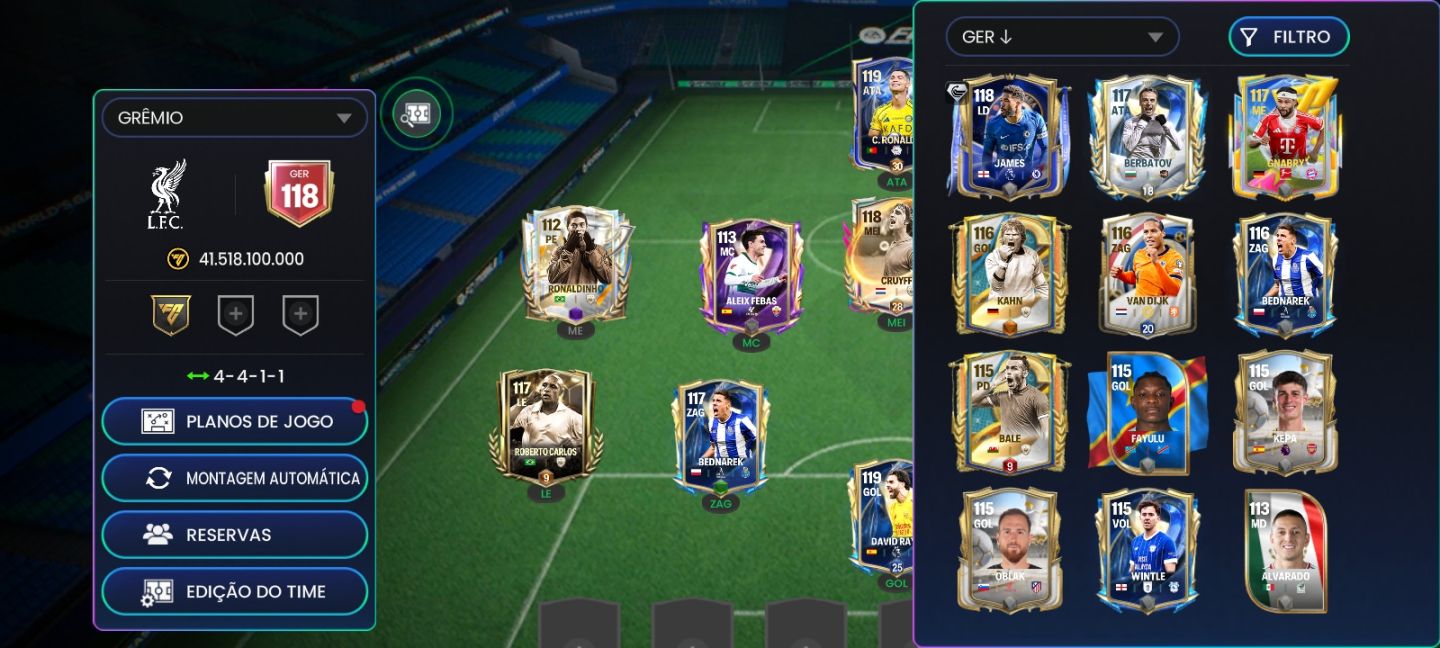 Conta FC mobile para não começar do 0!!!