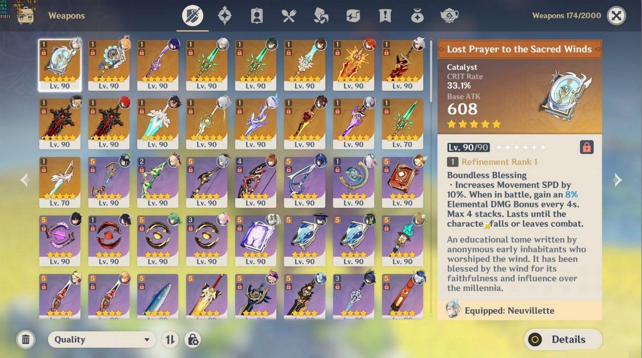 Conta AR60 - 46 Cinco estrelas e 16 armas signature