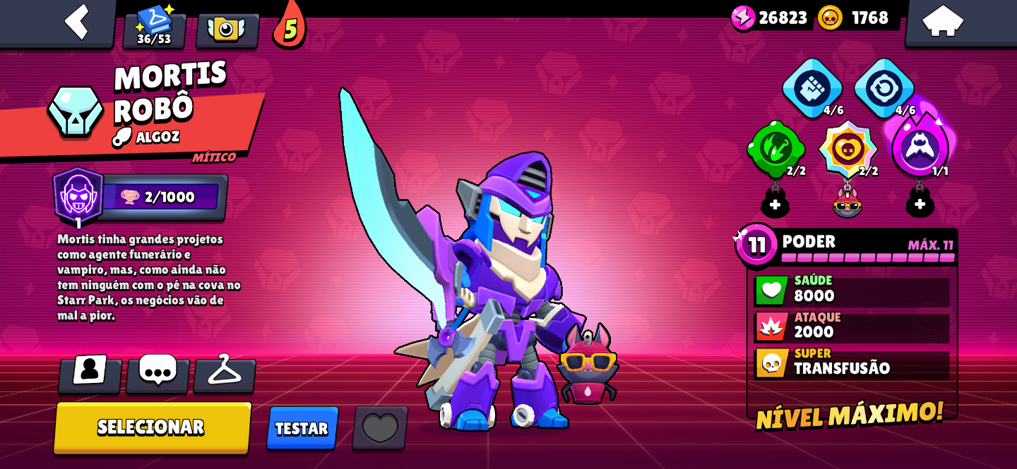 CONTA BRAWL STAR DE COLECIONADOR