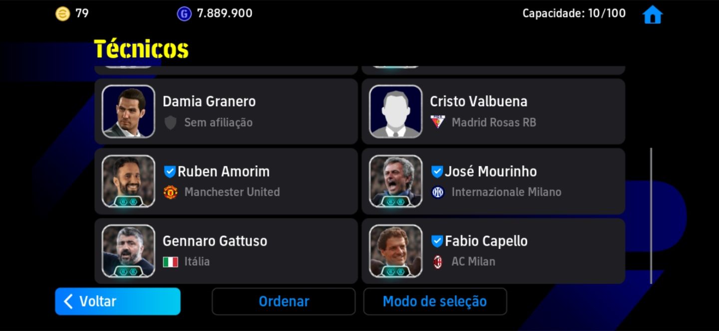 CONTA EFOOTBALL BRABA PRA SAIR LOGO JOGADORES RAROS