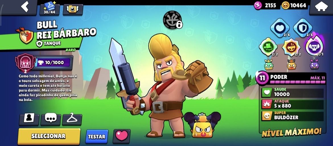 Conta de braw star super upada