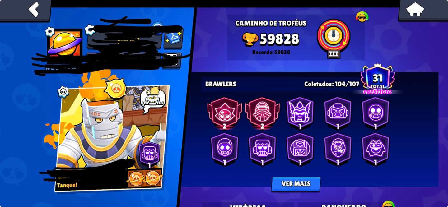Brawl Stars & Clash Royale -Conta Premium