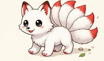 Kitsune vermelha+1Q de moedas bônus!!!