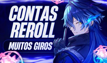 [ MENOR PREÇO ] CONTAS REROLL GENSHIN IMPACT - GIROS INCLUSOS + GEMAS (AMERICA)