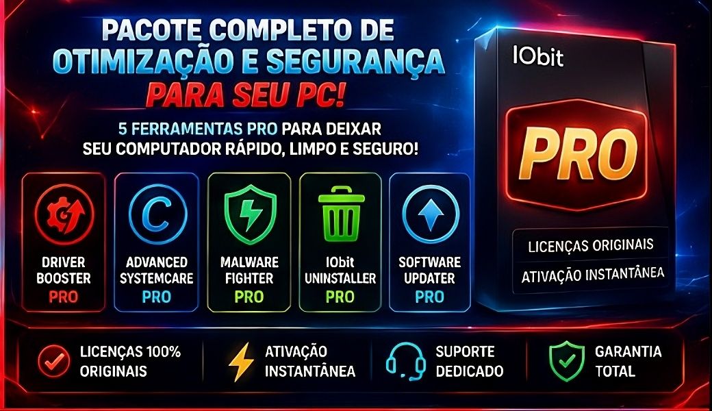 PROMOÇÃO! CHAVE DE ATIVAÇÃO DRIVER BOOSTER PRO e ASC [ENTREGA AUTOMÁTICA]