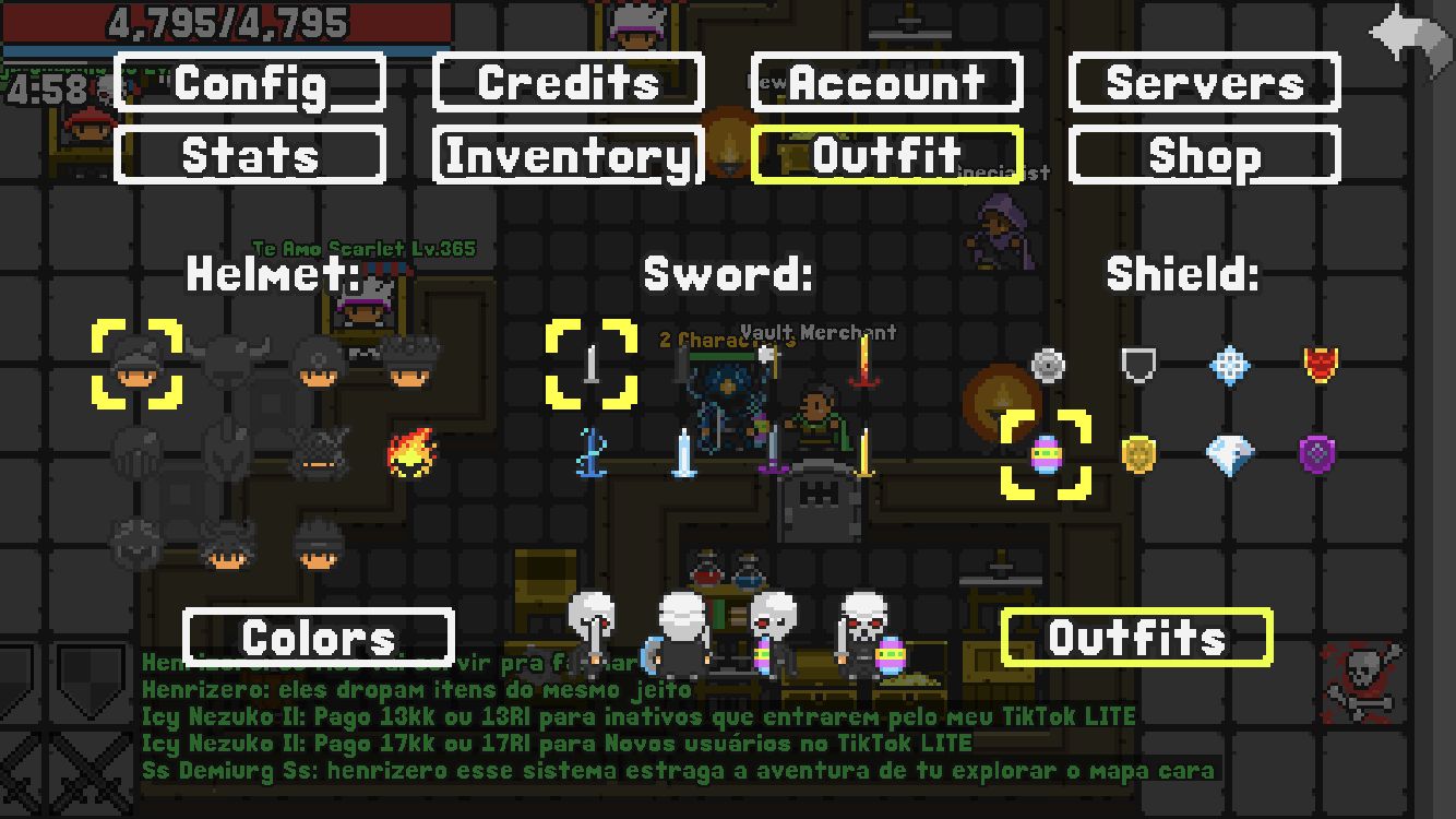 Conta LvL. 313 Rucoy Online (Conta Farmer)