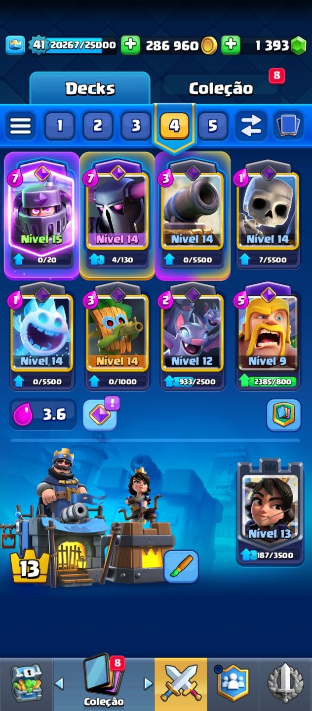 CONTA CLASH ROYALE | FULL ACESSO | 7.686 TROFÉUS | 2 EVOLUÇÕES