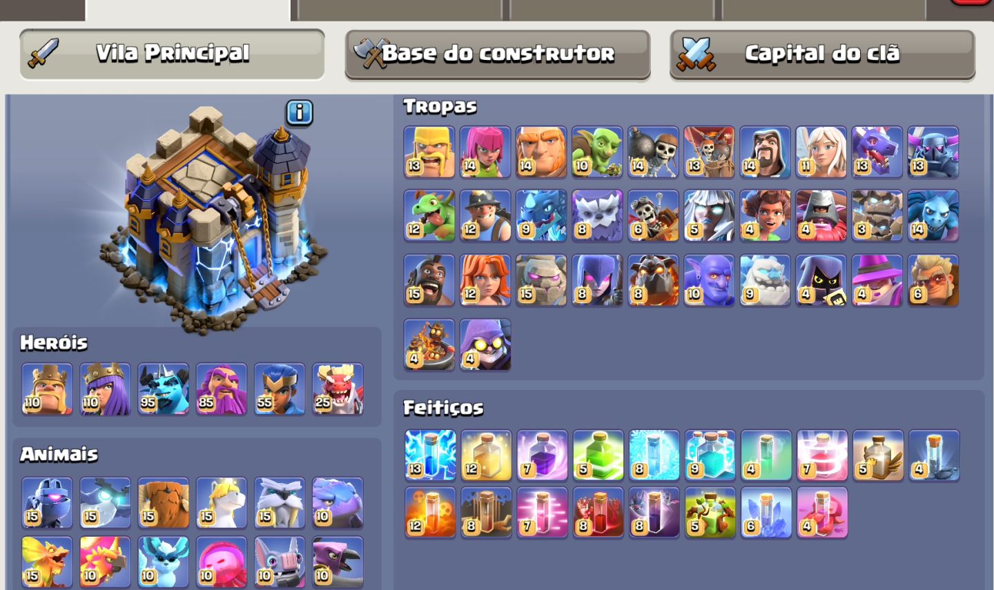 Conta full cv 18 , com muito recurso guardado