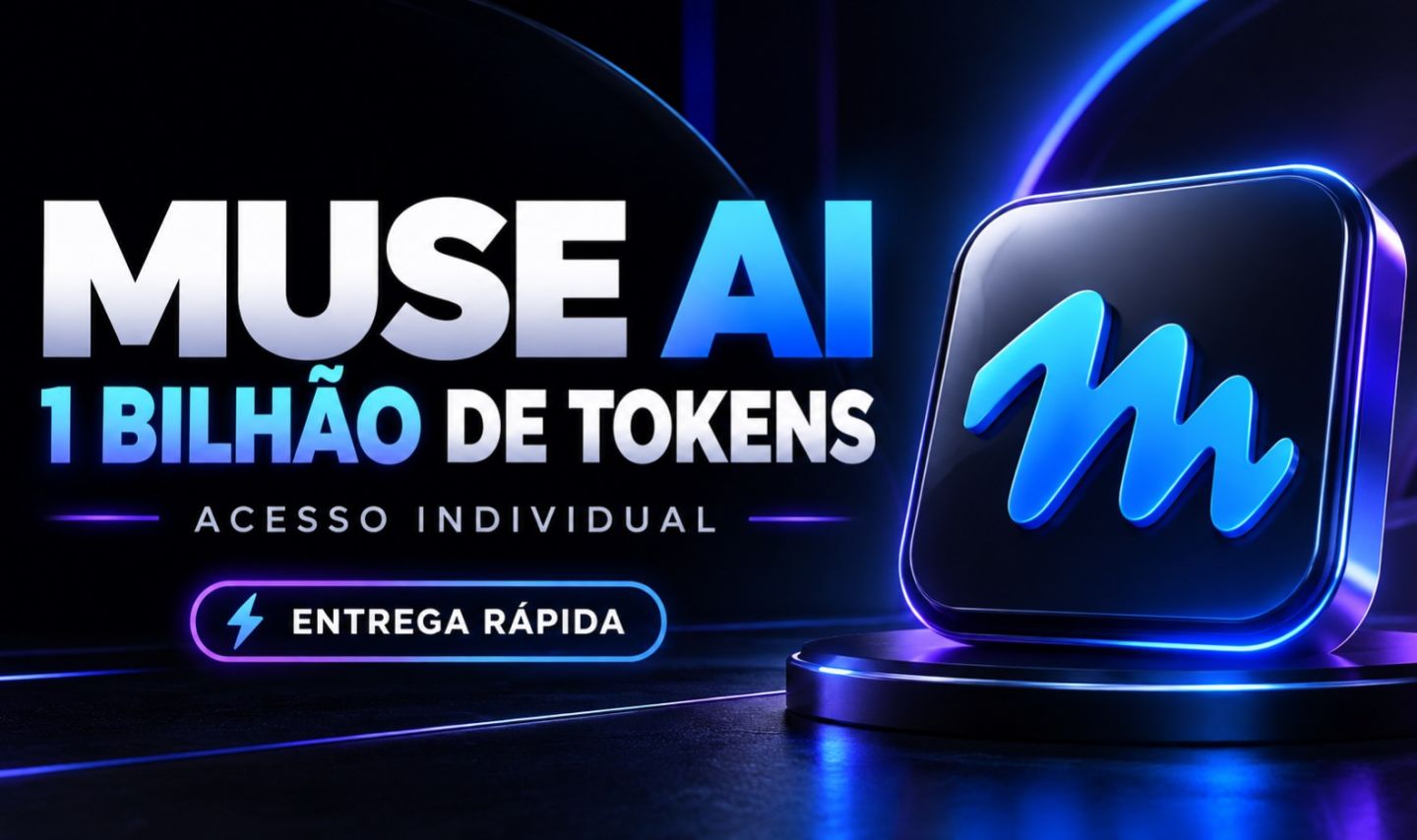 MUSE AI 1 BILHÃO DE TOKENS | CONTA INDIVIDUAL | ENTREGA RÁPIDA
