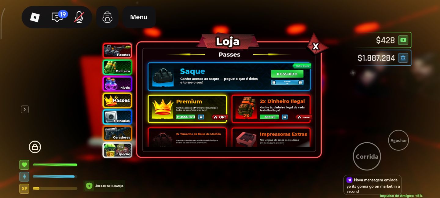 CONTA DE ROBLOX!