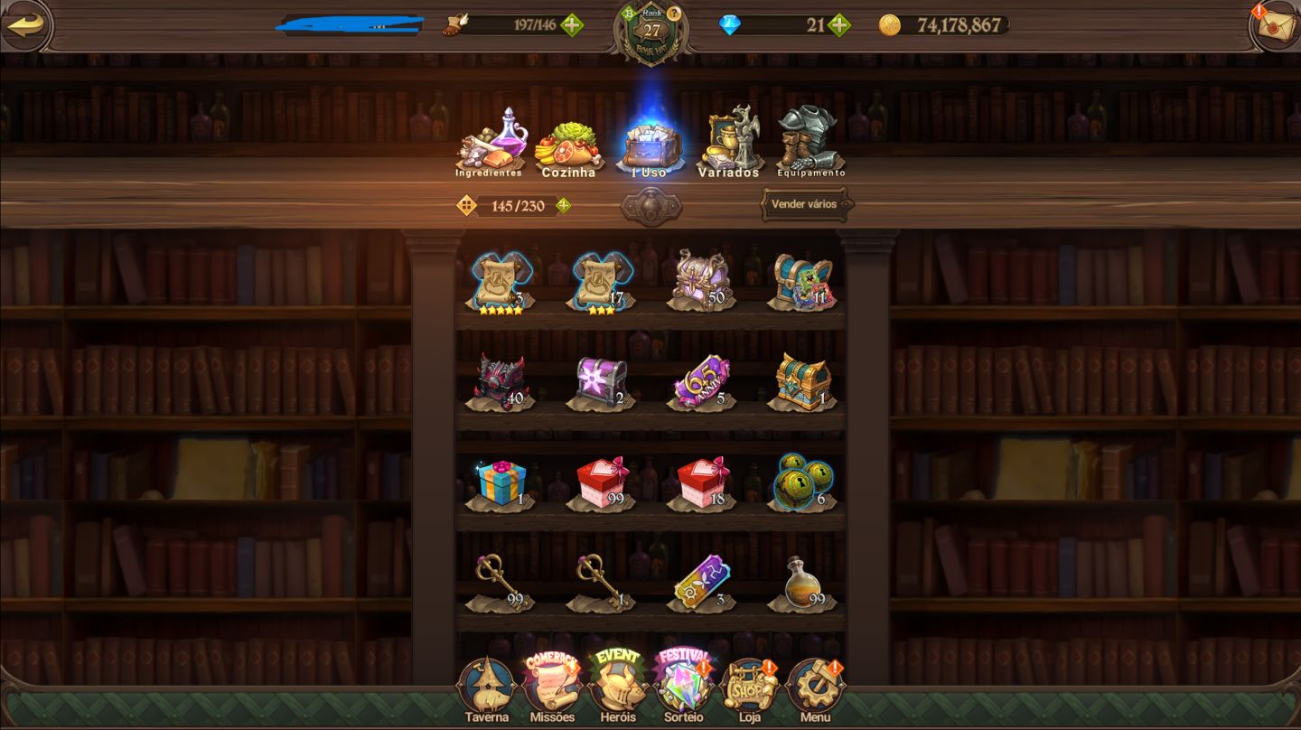 CONTA 7DS GRAND CROSS - COLAB GACHIAKUTA COMPLETA
