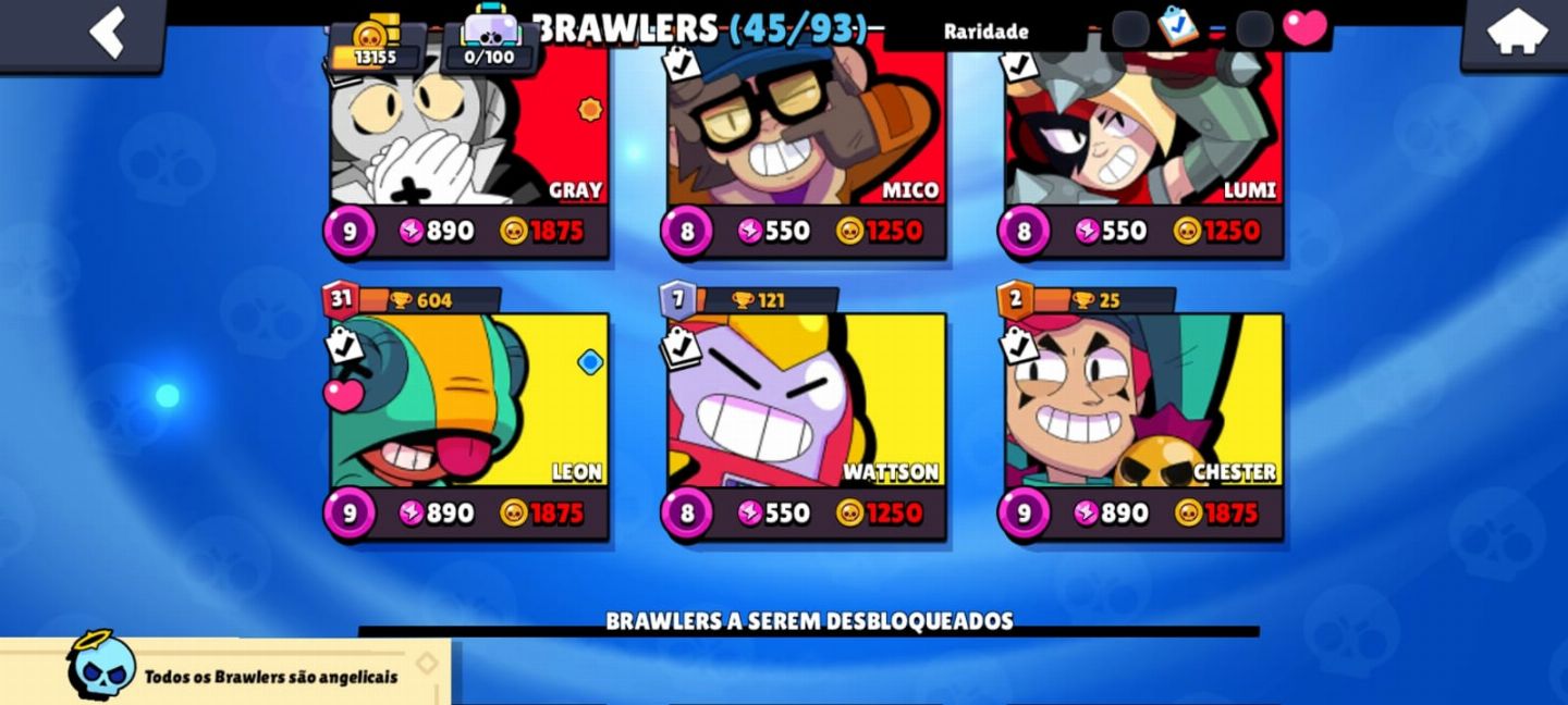 CONTA 2018 BRAWL STARS 13K +