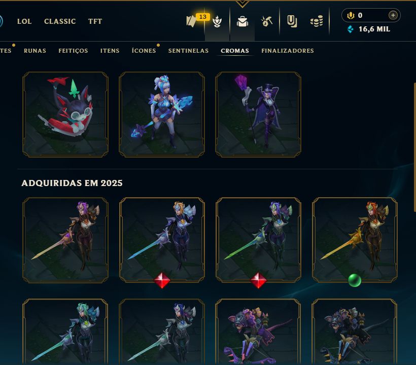 SKIN SINGED SURFISTA + [ DIAMANTE COM 55% DE WIN RATE ] + [ TROCA NICK ]