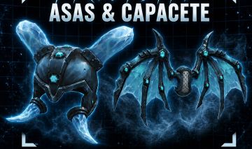 ROBLOX / ASAS DE GELO E CAPACETE (ITEM POR TEMPO LIMITADO) +R$25,00 NA CARTEIRA