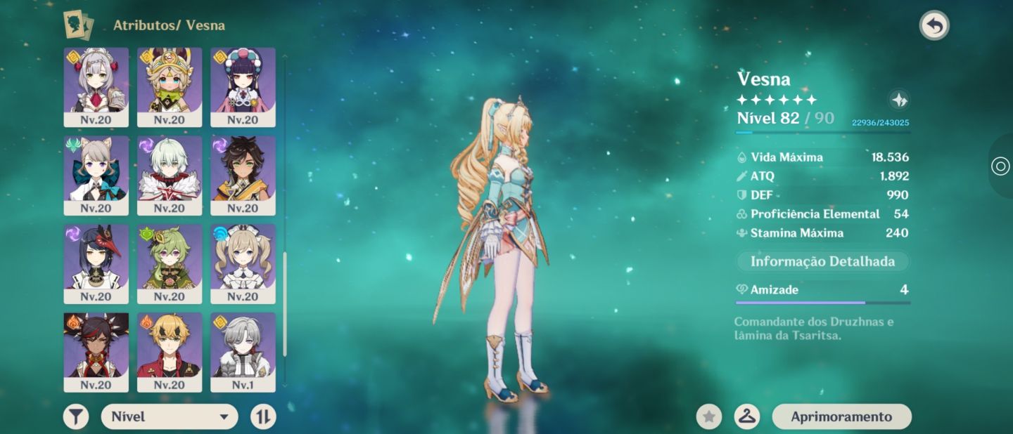 CONTA AR54 COM VESNA+VODYANITSA+MUALLANI+KAHUZA+BISS/R0 ARLECCHINO+MIZUKI