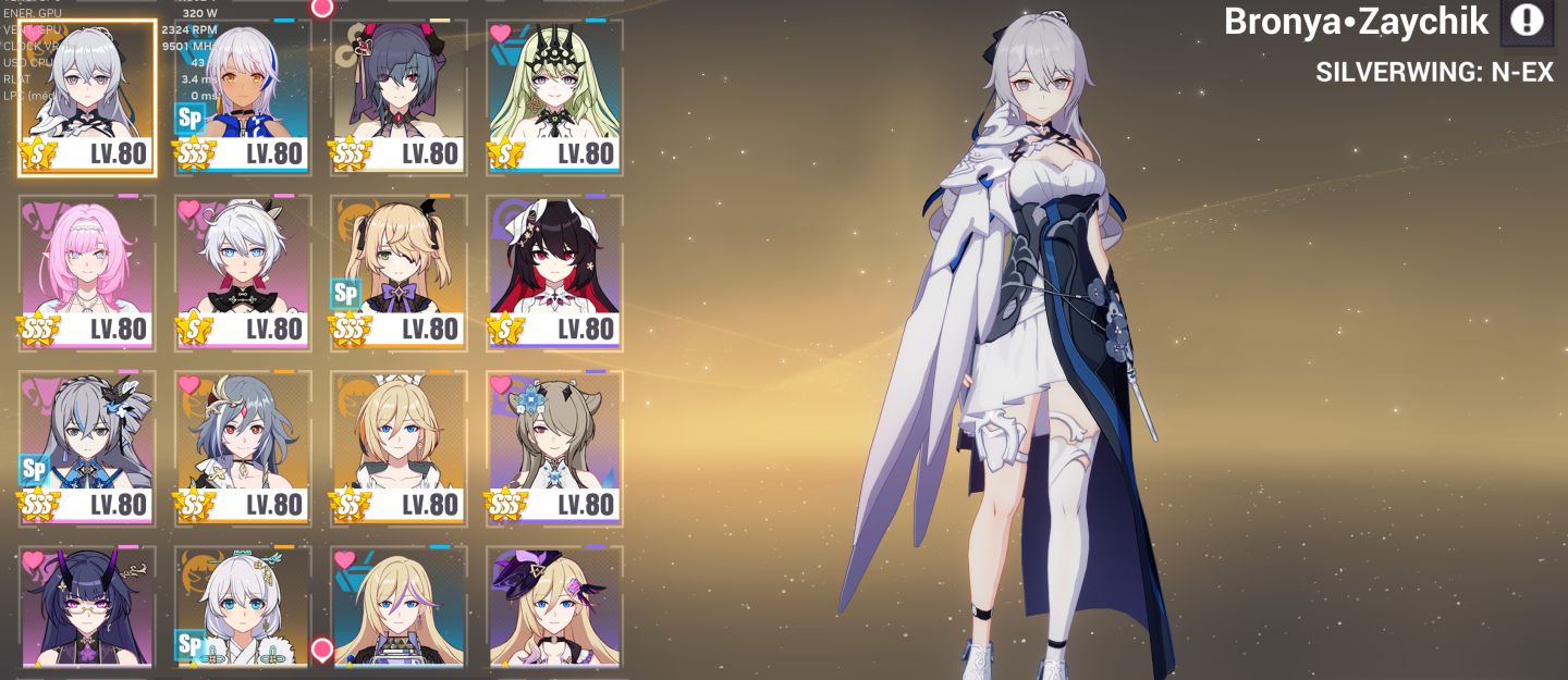 CONTA Colecionador - Honkai Impact 3rd + 90 Limitadas e armas + Herrscherss