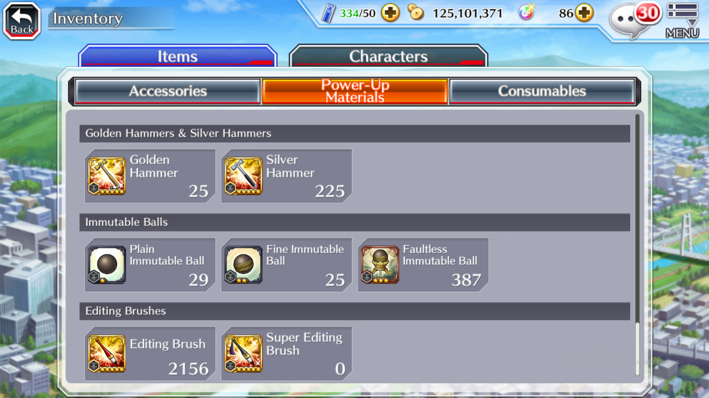 Conta de Bleach Brave Souls (BBS) Mid-Game