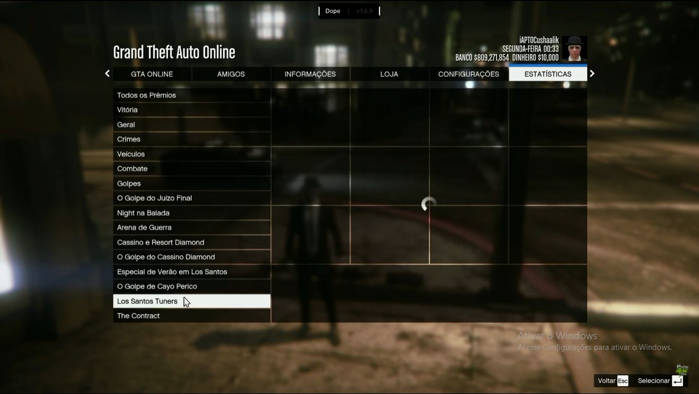Upagem GTA v online level, dinheiro, carros, e todas as conquistas.