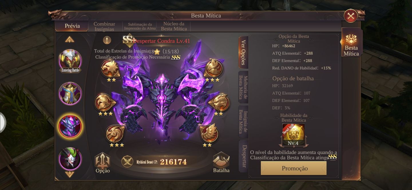 Conta Mu Dark Epoch vip9 t8 LV 453