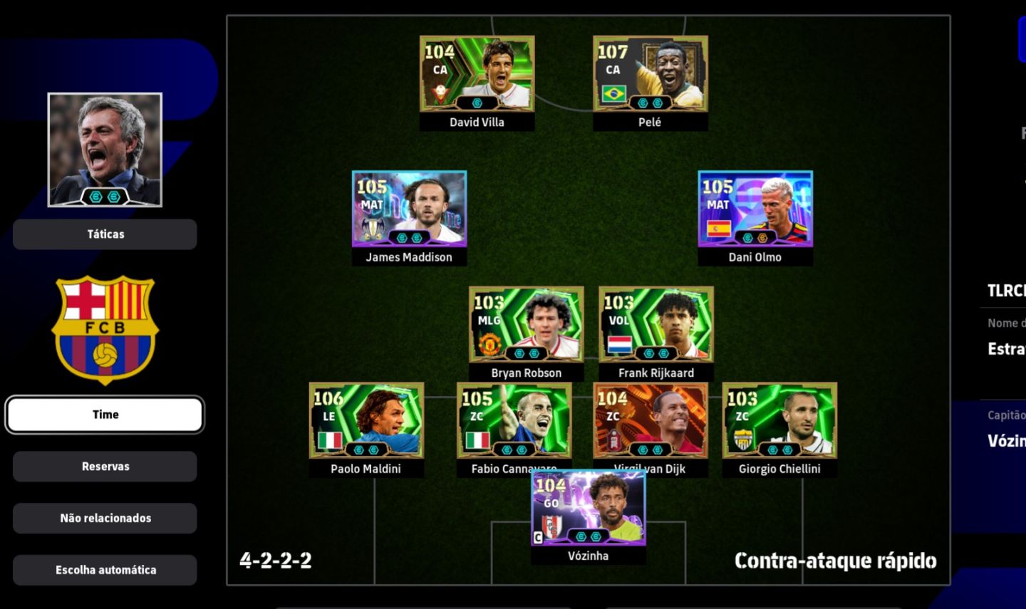 CONTA eFOOTBALL STEAM | FORÇA 3232 | PELÉ 107, DAVID VILLA, MALDINI E MUITO MAIS
