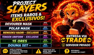 PROJECT SLAYERS - ITENS RAROS & EXCLUSIVOS DE GAMEPASS | RENGOKU, UZUI E MAIS