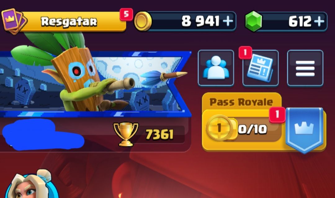 Conta Clash no Preço com 7300 troféu