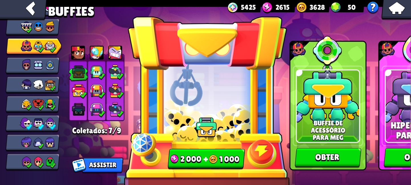 Conta Brawl Stars com 64k de troféus + todos os brawlers e MUITAS skins