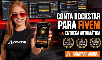 CONTAS ROCKSTAR PARA FIVEM | CONTA NOVA | ENTREGA AUTOMÁTICA