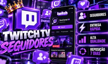 Twitch TV: Seguidores de Alta Qualidade com Reposição de 7 Dias