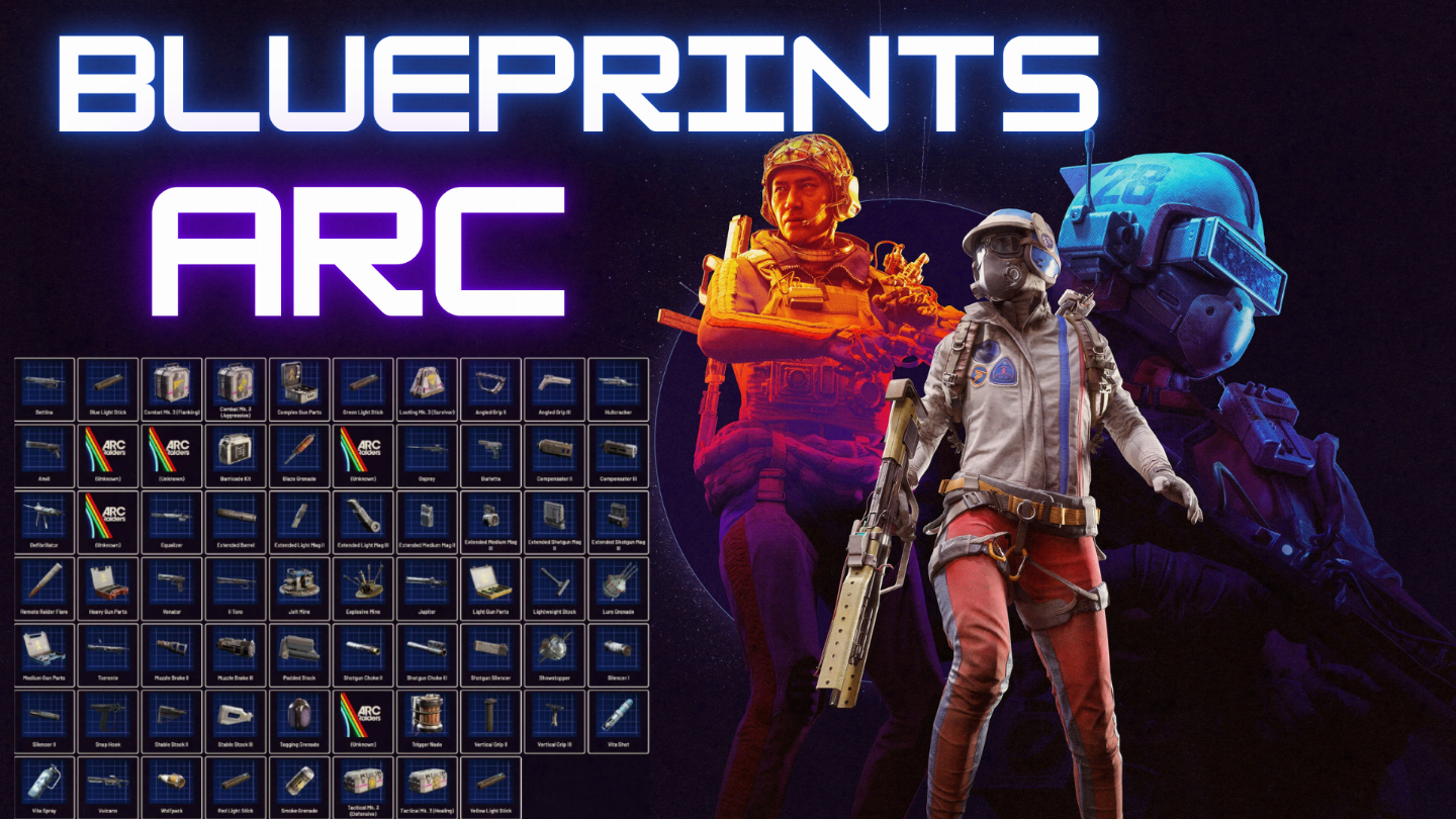 Arc Raiders Esquemas - BLueprints