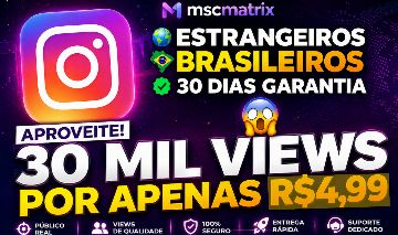 [SUPER PROMOÇÃO] Visualizações Instagram | Reels & IGTV